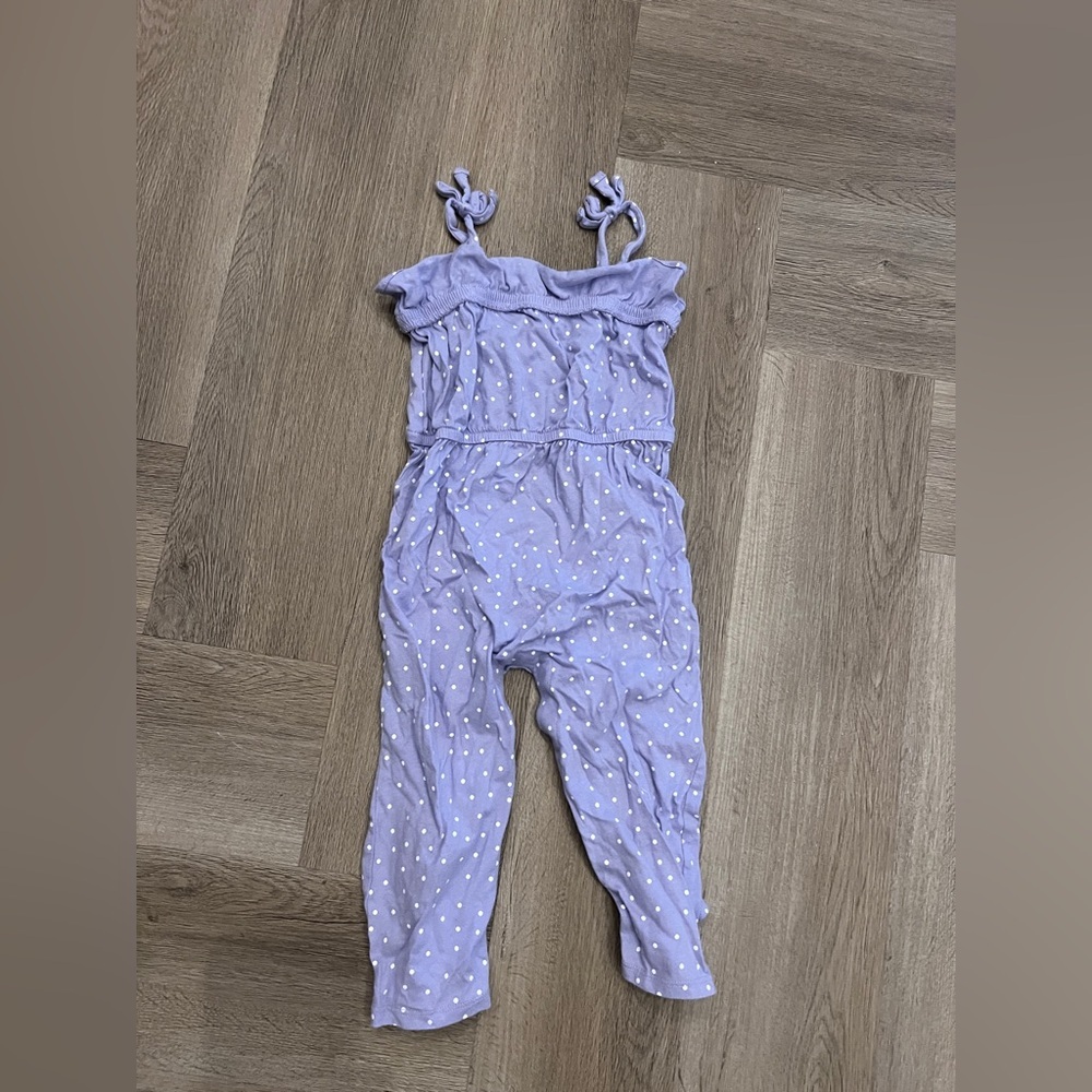 Gap 2t Charming Lilac Kids Romper with Dots